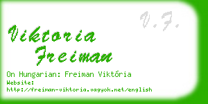 viktoria freiman business card